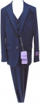 BOYS 3PC. SUITS STRECH FABRIC (NEW BLUE)